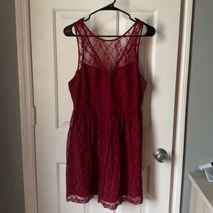 Red Lace Dress